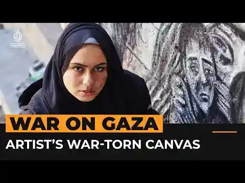 Palestinian artist’s work haunted by war on Gaza | Al Jazeera Newsfeed