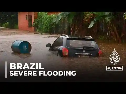 Brazil floods: Governor warns of historic disaster in south
