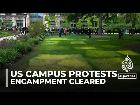 Campus police clears University of Chicago Palestine solidarity encampment