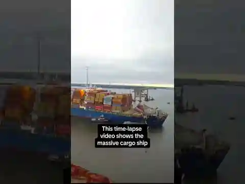 Dali ship removed 8 weeks after crashing into Baltimore bridge #shorts