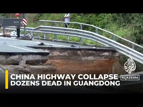 Death toll in southern China highway collapse rises to 36