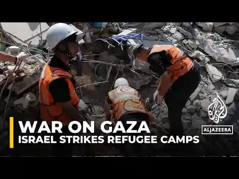 Israeli attack on Nuseirat refugee camp kills at least 20 Palestinians