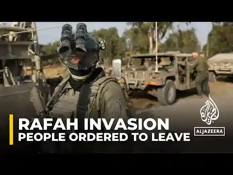 Israel orders Rafah evacuation ahead of military operation