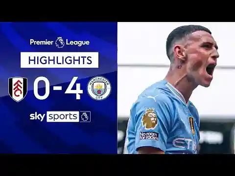 Man City THUMP Fulham to move top! | Fulham 0-4 Manchester City | Premier League Highlights