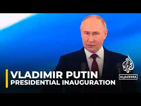 Presidential inauguration: Russia's Vladmir Putin prepares to be sworn in