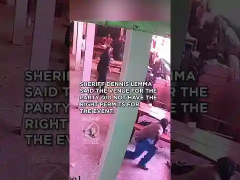 Surveillance video caught the shooting that hurt 10 people at a party