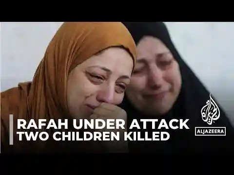 Two children killed in Israeli strike on Rafah