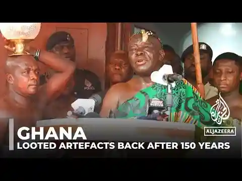 UK returns looted Ghana artefacts on loan after 150 years