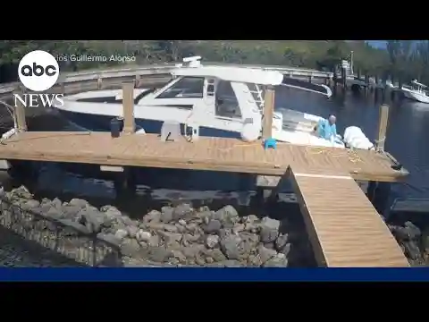 Video shows boater in alleged hit-and-run