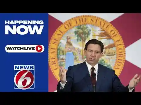 WATCH LIVE: Gov. DeSantis holds news conference in Jacksonville