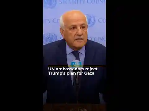 UN ambassadors reject Trump’s plan to take over Gaza | AJ#shorts