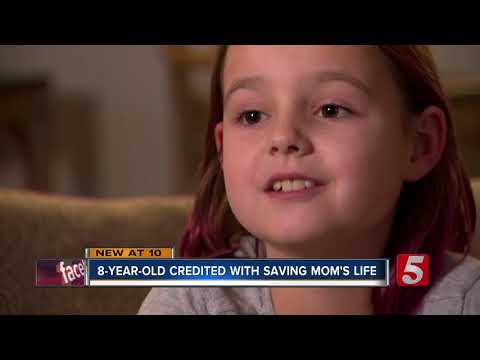 8-year-old Franklin girl helps save mom’s life