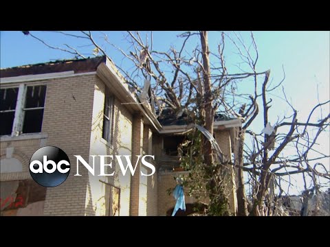 ABC NEWS LIVE: Communities picking up the pieces from the deadly tornado outbreak