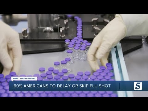 American Heart Association warns 60% of Americans will delay or skip flu shot this year