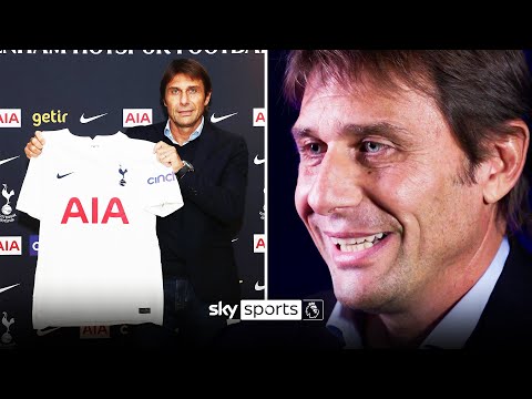 Antonio Conte's first interview as Tottenham head coach!