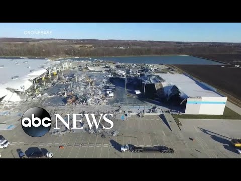 At least 6 dead after EF3 tornado hits Amazon warehouse