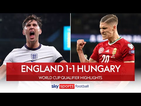Below-par England held by Hungary | England 1-1 Hungary | World Cup Qualifier Highlights
