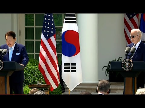 Biden hosts South Korean president at White House