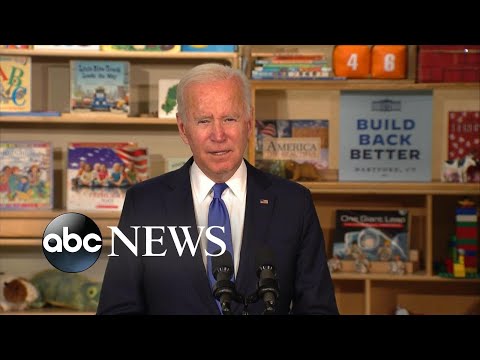 Biden pushes lower childcare costs