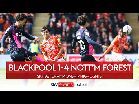 Brennan Johnson stars as Forest thump Blackpool ⭐| Blackpool 1-4 Nott'm Forest | EFL Highlights