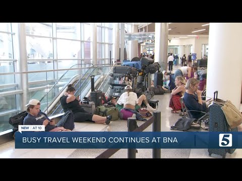 Busy travel weekend continues despite flight delays and cancelations