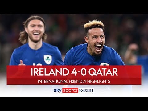 Callum Robinson nets hat-trick! | Republic of Ireland 4-0 Qatar | International Friendly Highlights