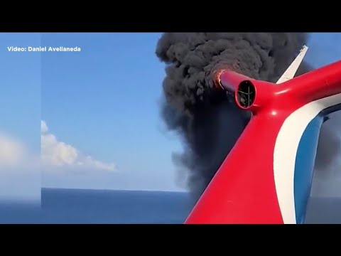 Carnival sending replacement cruise ship after Freedom caught fire in Grand Turk