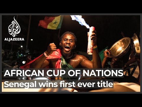 Celebrations as Senegal beat Egypt to win first AFCON title