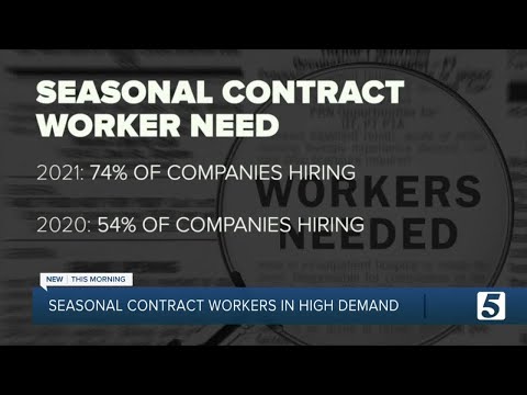Companies in need of seasonal contract workers
