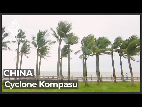 Cyclone Kompasu hits southern China’s Hainan
