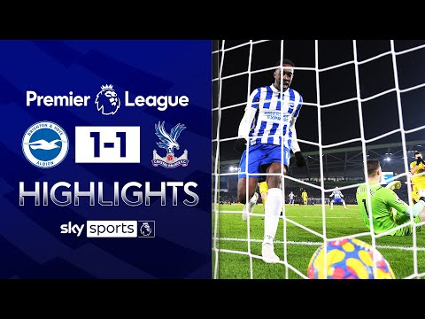 Dominant Brighton leave it late to rescue draw! | Brighton 1-1 Crystal Palace | EPL Highlights