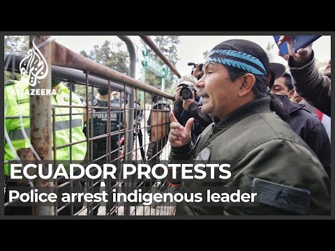 Ecuador police arrest Indigenous leader amid protests over fuel p