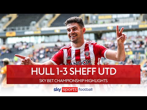 Egan scores BRACE of headers! | Hull 1-3 Sheff Utd | Championship Highlights