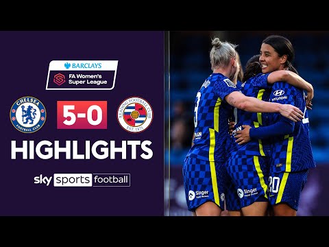 Fleming finishes STUNNING team goal! | Chelsea 5-0 Reading | WSL Highlights