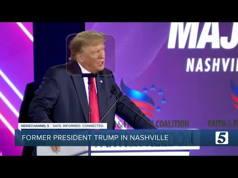 Former President Trump delivers keynote speech at Road to Majority Policy Conference