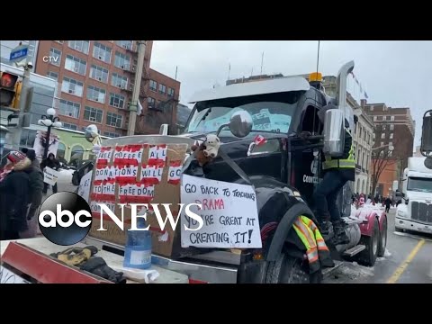 'Freedom Convoy' protests cause state of emergency in Ottawa I GMA