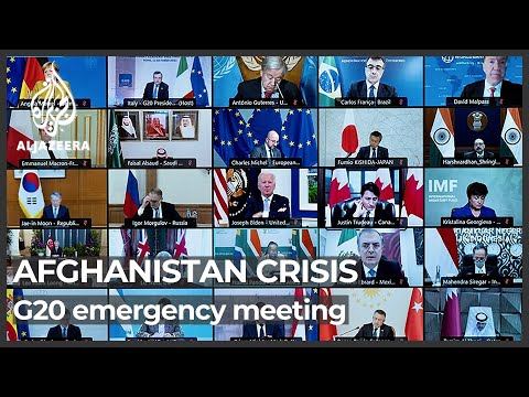 G20 discusses Afghanistan humanitarian crisis, pledges aid