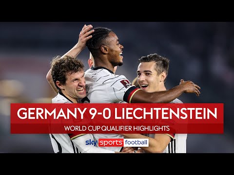 Germany hit NINE past Liechtenstein | Germany 9-0 Liechtenstein | World Cup Qualifier Highlights
