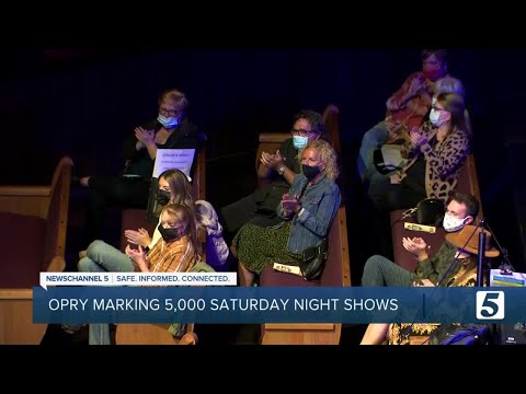 Grand Ole Opry celebrates 5,000 Saturday night shows with massive plaza party