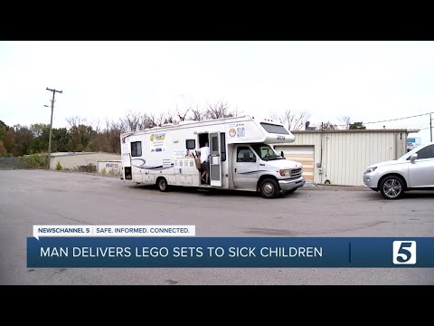 'It’s why I was put on this earth' TikTok star delivers LEGO sets to sick kids