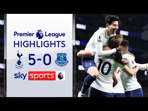 Kane helps five-star Spurs embarrass Everton! | Tottenham 5-0 Everton | Premier League Highlights