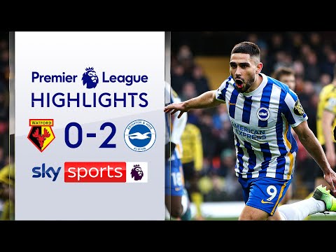 Maupay scores SUBLIME half-volley! | Watford 0-2 Brighton | EPL Highlights