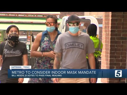 Metro Council to vote on proposed indoor mask mandate at tonight's meeting