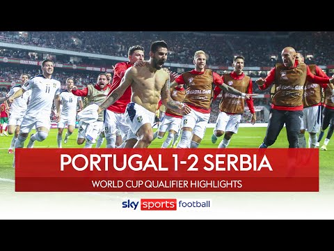 Mitrovic STUNS Portugal with late winner  | Portugal 1-2 Serbia | World Cup Qualifier Highlights