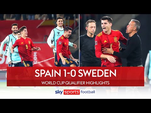 Morata secures Spain's World Cup spot | Spain 1-0 Sweden | World Cup Qualifier Highlights