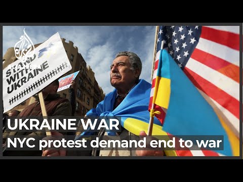 NYC largest Russian-speaking community protest Putin's Ukraine war