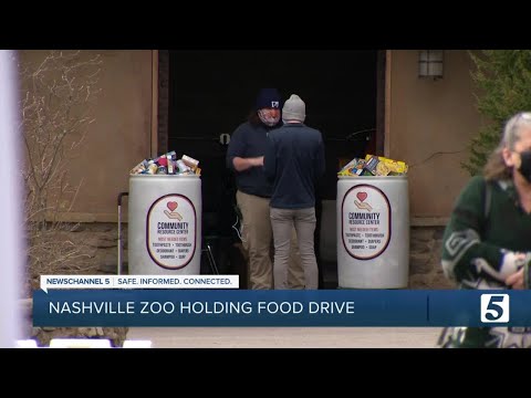 Nashville Zoo hosts "Souper Bowl" Food Drive