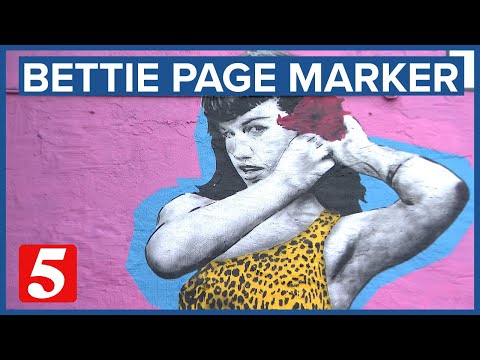 Nashville broad approves historic marker for 'queen of the pin-ups' Bettie Page