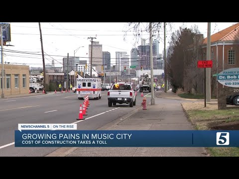 Nashville construction causing growing pains among commuters