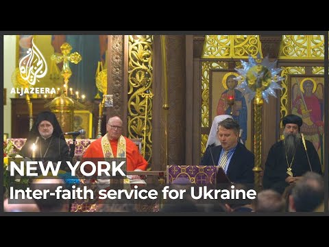 New York holds interfaith prayer service for Ukraine